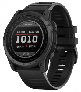 Купить Тактические часы Garmin Tactix 7 Standard (51mm), черный силиконовый ремешок
