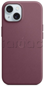FineWoven чехол MagSafe для iPhone 15 Plus, цвет "шелковица"