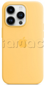 Силиконовый чехол MagSafe для iPhone 14 Pro, цвет Sunglow/Солнечное сияние