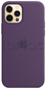 Силиконовый чехол MagSafe для iPhone 12 Pro, цвет «Аметист»