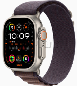 Купить Apple Watch Ultra 2 // 49мм GPS + Cellular // Корпус из титана, ремешок Alpine Loop цвета "индиго", М