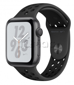Купить Apple Watch Series 4 Nike+ // 40мм GPS // Корпус из алюминия цвета «серый космос», спортивный ремешок Nike цвета «антрацитовый/чёрный» (MU6J2)