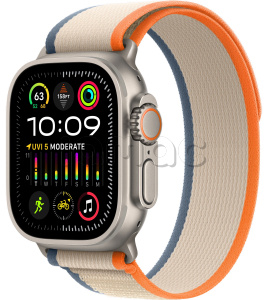 Купить Apple Watch Ultra 2 // 49мм GPS + Cellular // Корпус из титана, ремешок Trail Loop желто-бежевого цвета, S/M