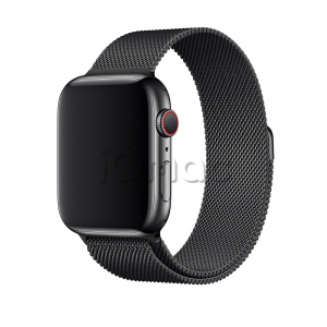 42/44мм Миланский сетчатый браслет цвета «чёрный космос» для Apple Watch