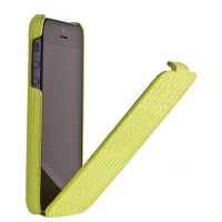 Чехол для iPhone 5s Borofone Crocodile flip Leather case Apple green