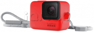 Купить Чехол + ремешок для камеры GoPro HERO5/6/7/2018 (Sleeve + Lanyard), Firecracker Red