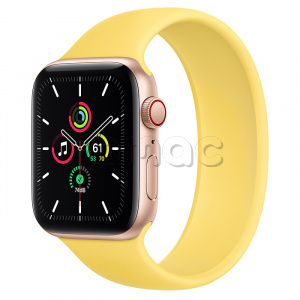 Купить Apple Watch SE // 44мм GPS + Cellular // Корпус из алюминия золотого цвета, монобраслет имбирного цвета (2020)