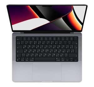 Купить MacBook Pro 14" «Серый космос» (MKH53) + Touch ID // Чип Apple M1 Max 10-Core CPU, 32-Core GPU, 64 ГБ, 2 ТБ (Late 2021)