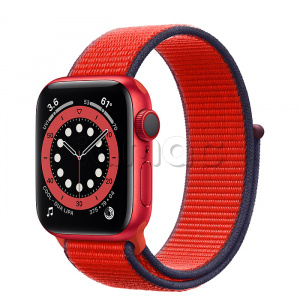 Купить Apple Watch Series 6 // 40мм GPS + Cellular // Корпус из алюминия цвета (PRODUCT)RED, спортивный браслет цвета (PRODUCT)RED