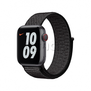 40мм Спортивный браслет Nike черного цвета для Apple Watch