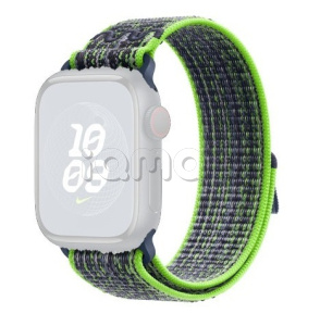 41мм Спортивный браслет Nike цвета «Ярко-зеленый/синий» для Apple Watch