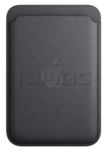 Чехол-бумажник FineWoven с MagSafe для iPhone, цвет Black/Черный