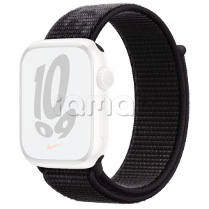 45мм Спортивный браслет Nike чёрного цвета для Apple Watch