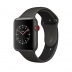 Apple Watch Series 3 Edition // 38мм GPS + Cellular // Корпус из серой керамики, спортивный ремешок черного цвета (MQK02)