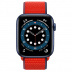 Apple Watch Series 6 // 44мм GPS + Cellular // Корпус из алюминия синего цвета, спортивный браслет цвета (PRODUCT)RED