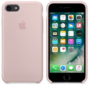 Силиконовый чехол для iPhone 7/8, цвет «розовый песок», оригинальный Apple, оригинальный Apple