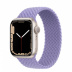 Apple Watch Series 7 // 41мм GPS // Корпус из алюминия цвета «сияющая звезда», плетёный монобраслет цвета «английская лаванда»