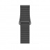 Apple Watch Series 5 // 44мм GPS + Cellular // Корпус из нержавеющей стали цвета «серый космос», кожаный ремешок черного цвета, размер ремешка L