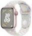 Apple Watch Series 9 // 45мм GPS+Cellular // Корпус из алюминия розового цвета, спортивный ремешок Nike цвета "чистая платина"