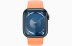 Apple Watch Series 9 // 41мм GPS // Корпус из алюминия цвета "темная ночь", монобраслет цвета "апельсиновый сорбет"