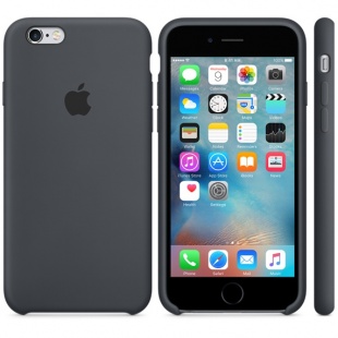 Силиконовый чехол для iPhone 6s – угольно-серый