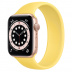Apple Watch Series 6 // 44мм GPS // Корпус из алюминия золотого цвета, монобраслет имбирного цвета