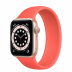 Apple Watch Series 6 // 40мм GPS // Корпус из алюминия золотого цвета, монобраслет цвета «Розовый цитрус»