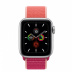 Apple Watch Series 5 // 40мм GPS // Корпус из алюминия серебристого цвета, спортивный браслет цвета «сочный гранат»