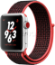 Apple Watch Series 3 Nike+ // 38мм GPS + Cellular // Корпус из серебристого алюминия, спортивный ремешок Nike черного цвета (MQL72)