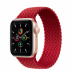 Apple Watch SE // 40мм GPS // Корпус из алюминия золотого цвета, плетёный монобраслет цвета PRODUCT(RED) (2020)