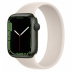 Apple Watch Series 7 // 45мм GPS // Корпус из алюминия зеленого цвета, монобраслет цвета «сияющая звезда»