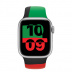Apple Watch Series 8 // 41мм GPS + Cellular // Корпус из алюминия серебристого цвета, спортивный ремешок цвета Black Unity