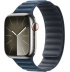 Apple Watch Series 9 // 41мм GPS+Cellular // Корпус из нержавеющей стали серебристого цвета, браслет цвета "тихоокеанский синий", размер S/M