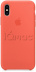 Силиконовый чехол для iPhone X / Xs, цвет «спелый нектарин», оригинальный Apple