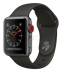 Apple Watch Series 3 // 38мм GPS + Cellular // Корпус из алюминия цвета «серый космос», спортивный ремешок серого цвета (MR2W2)