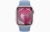 Apple Watch Series 9 // 45мм GPS // Корпус из алюминия розового цвета, спортивный ремешок цвета "синяя зима"