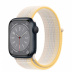 Apple Watch Series 8 // 41мм GPS // Корпус из алюминия цвета "темная ночь", спортивный браслет цвета "сияющая звезда"