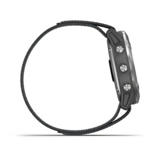 Умные часы Garmin Enduro (51mm), стальной корпус, серый нейлоновый ремешок UltraFit