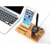 Подставка Seenda Charging Cradle Stand (Дерево) для Apple Watch/iPhone/iPad