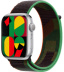 Apple Watch Series 9 // 45мм GPS // Корпус из алюминия серебристого цвета, спортивный браслет цвета Black Unity