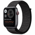Apple Watch SE // 44мм GPS + Cellular // Корпус из алюминия цвета «серый космос», спортивный браслет Nike чёрного цвета (2020)