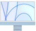 Apple iMac 24" (Custom) Retina 4,5K // Чип Apple M1 8-Core CPU, 7-Core GPU // 16 ГБ, 512 ГБ, Синий цвет (2021)