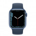 Apple Watch Series 7 // 41мм GPS // Корпус из алюминия синего цвета, монобраслет цвета «синий омут»