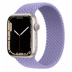 Apple Watch Series 7 // 45мм GPS // Корпус из алюминия цвета «сияющая звезда», плетёный монобраслет цвета «английская лаванда»