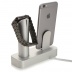 Док-станция COTEetCI Aluminum для Apple Watch и iPhone - Серебристый