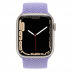 Apple Watch Series 7 // 45мм GPS // Корпус из алюминия цвета «сияющая звезда», плетёный монобраслет цвета «английская лаванда»