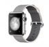 Apple Watch 38 мм, нержавеющая сталь, ремешок из плетёного нейлона жемчужного цвета