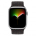 Apple Watch Series 8 // 41мм GPS // Корпус из алюминия серебристого цвета, плетёный монобраслет цвета Black Unity