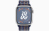 Apple Watch Series 9 // 45мм GPS // Корпус из алюминия серебристого цвета, спортивный браслет Nike цвета "королевская игра/оранжевый"