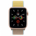 Apple Watch Series 5 // 44мм GPS // Корпус из алюминия золотого цвета, спортивный браслет цвета «верблюжья шерсть»